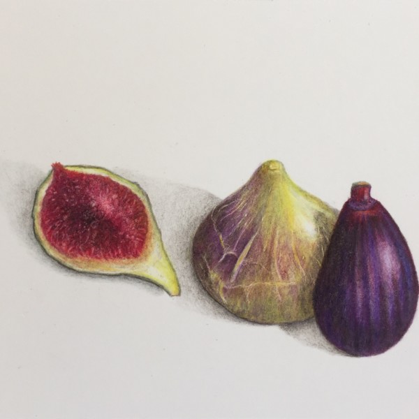 Two figs and a slice 