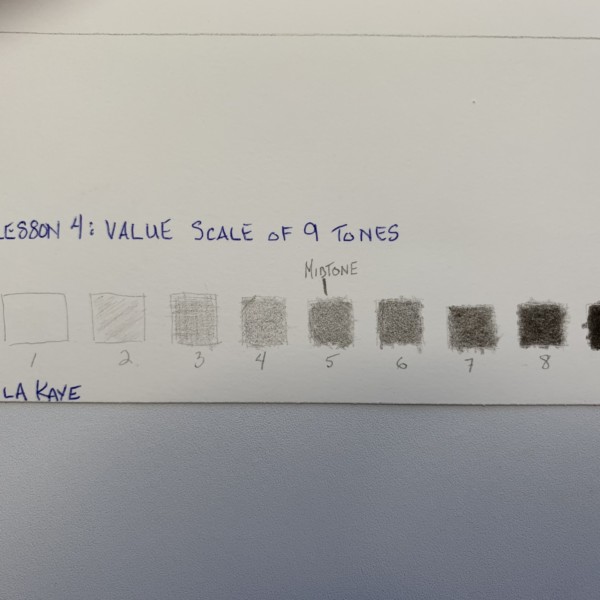 Lesson 04:  9 Tones Value Scale